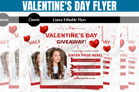 Download Valentine's Day Giveaway Template - Premium Resources
